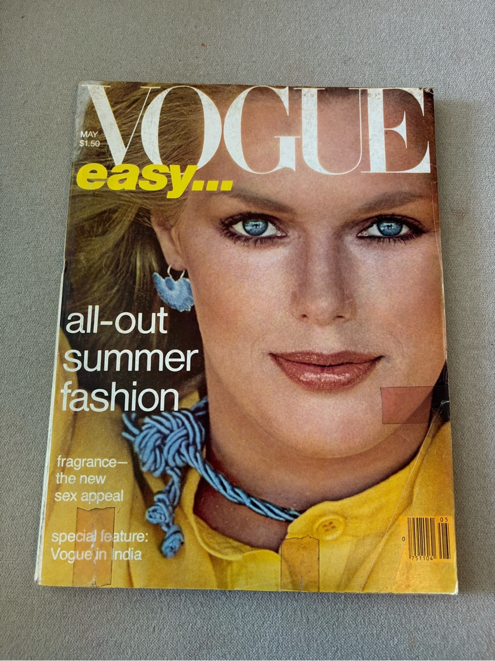 Vogue Magazine featuring Patti Hansen May 1978